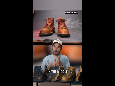 What are some of the key visual differences between all of the Danner Mountain boots?