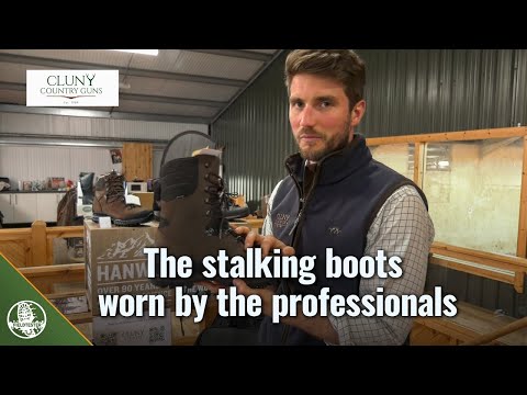 Hunting boots worn by professionals