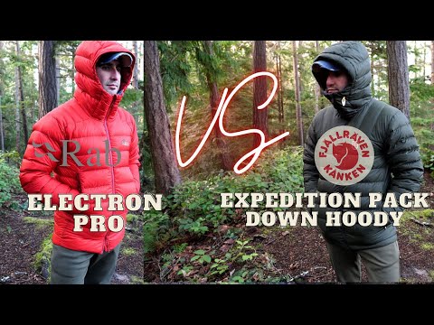 Rab Electron Pro VS. Fjallraven Expedition Pack Down Hoodie (Fjällräven) | Down Jacket Battle