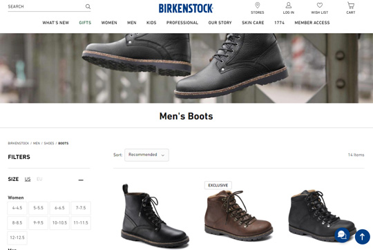 Birkenstock official website