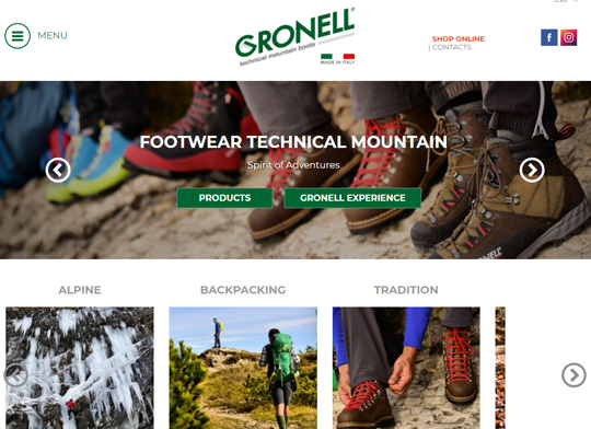 Gronell official website