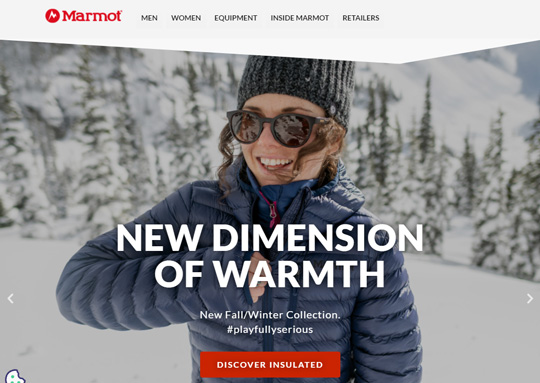 Marmot official website