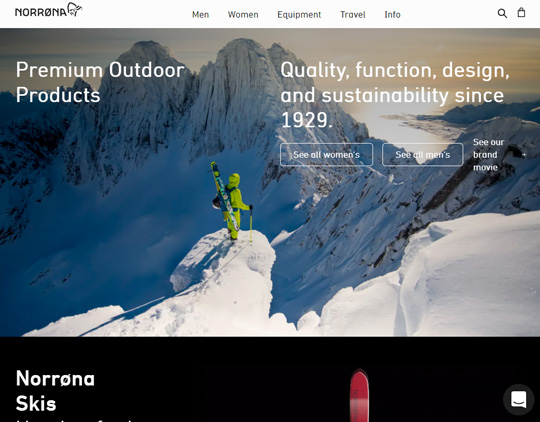 Norrona official website
