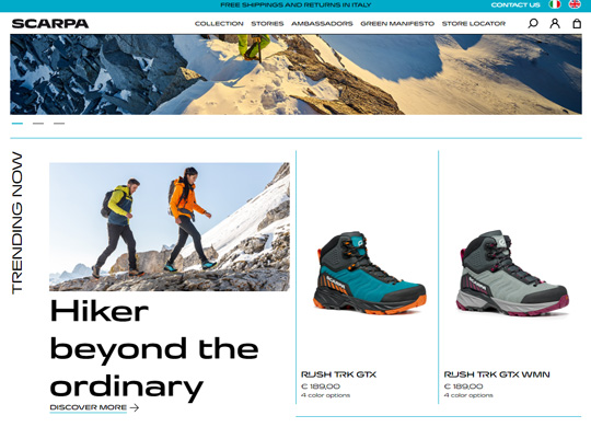 Scarpa official website