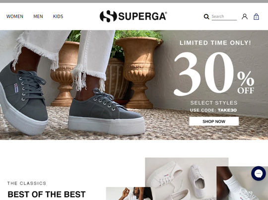 Superga official website