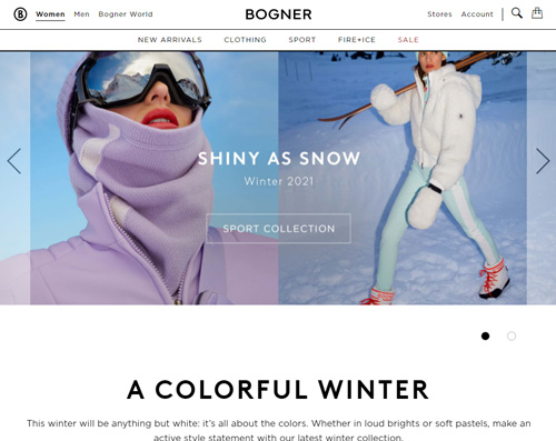 Bogner official website