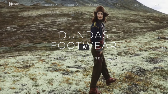 Dundas Footwear official website