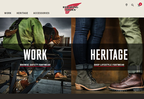 Red Wing Shoes official website