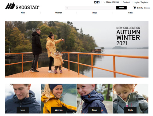 Skogstad official website