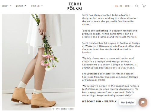 Terhi Polkki official website