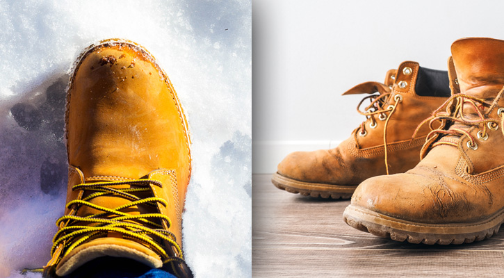 Timberland Yellow boots collage