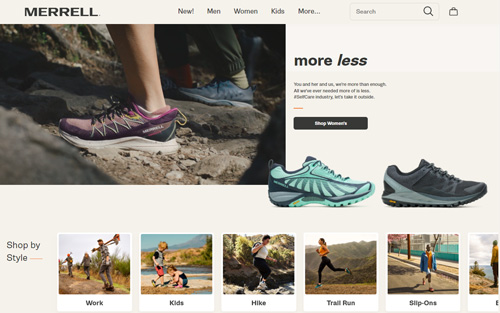 merrell official website