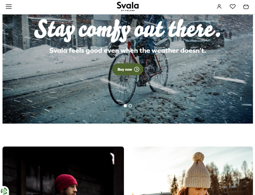 Svala official website