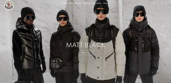 Moncler official website