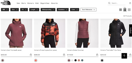 The North Face official website