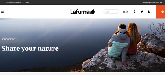Lafuma official website