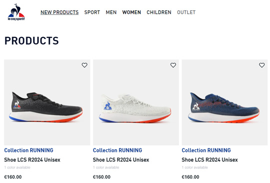 Le Coq Sportif running shoes official website