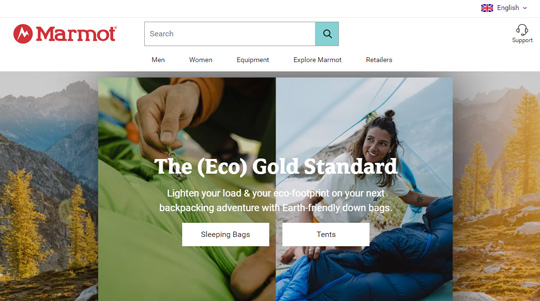 Marmot official website