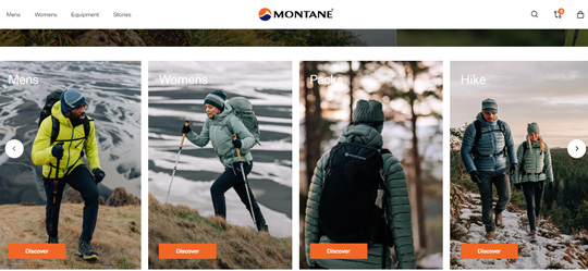 Montane official website