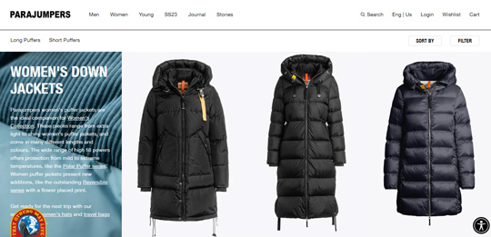Parajumpers womens down jackets official website