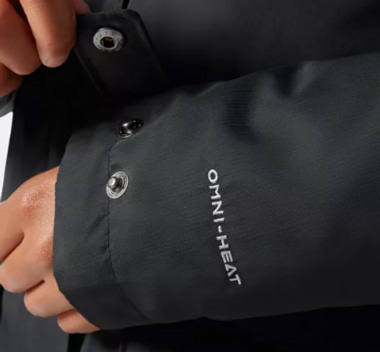 Columbia Omni-Heat jacket close-up