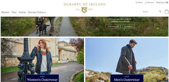 Dubarry of Ireland official website