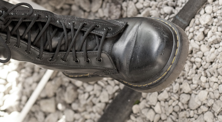 Dr Martens boot close-up