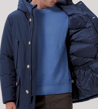 Woolrich Mens Arctic Parka in Ramar Cloth