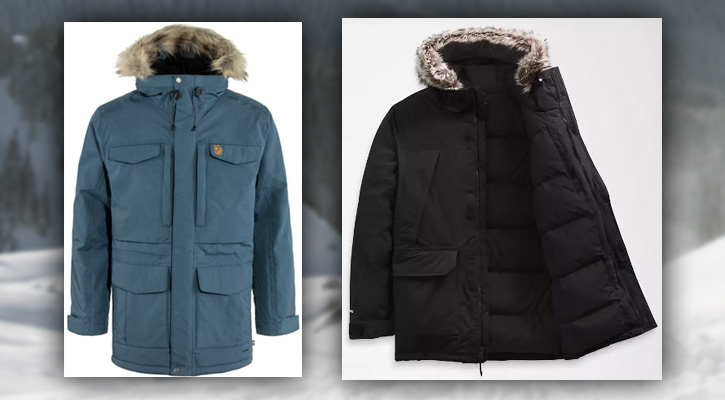 Fjallraven Nuuk vs The North Face McMurdo jackets comparison