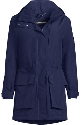 Lands End Womens Squall Waterproof Insulated Parka