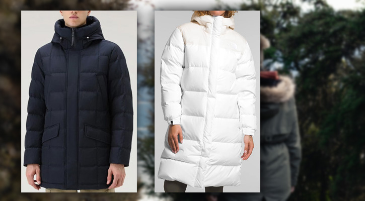 Woolrich vs The North Face jackets comparison