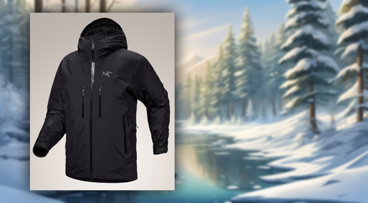 expensive Arcteryx hiking jacket