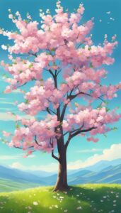 spring illustration background
