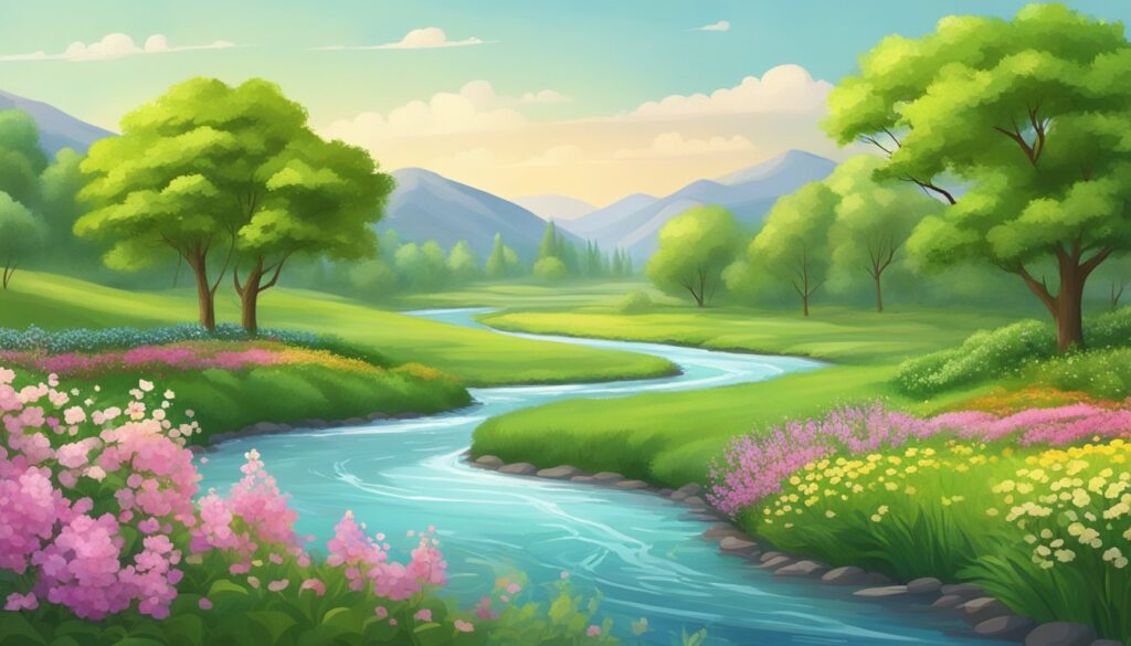 70+ Spring Season Illustration Backgrounds (Free Download) - Trails and ...