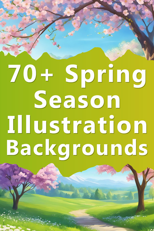 spring season illustration backgrounds free