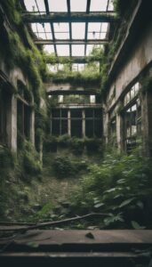 abandoned place aesthetic background