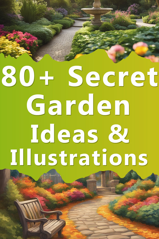 Secret Garden Ideas Illustrations Backgrounds