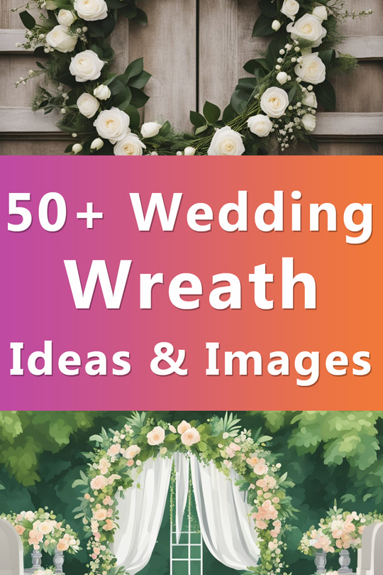 Wedding Wreath Ideas Backgrounds Illustrations