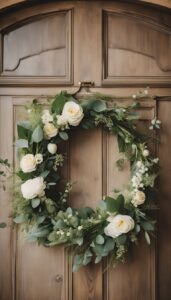 Beautiful Wedding Wreath Aesthetic Idea