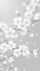 cherry blossom sakura pattern subtle background illustration