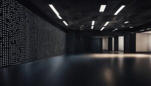 dark liminal space room