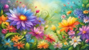 flowers illustration background