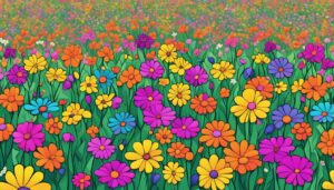 flowers illustration background