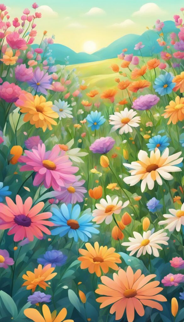 100+ Flowers Illustration Backgrounds (Free Download) - Trails and Freedom