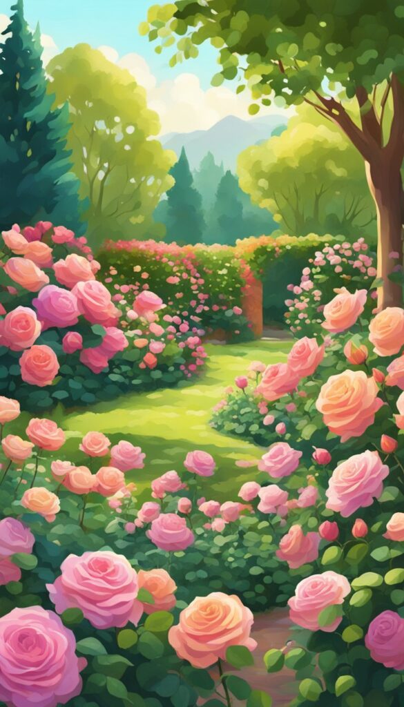 50+ Flower Garden Aesthetic Backgrounds, Ideas, Illustrations (Free ...