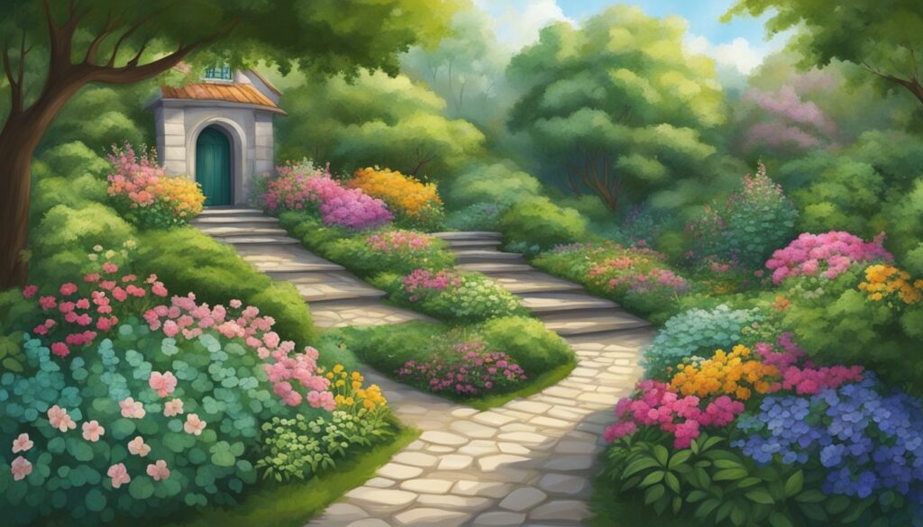 80+ Secret Garden Ideas, Illustrations, Backgrounds (Free Download ...