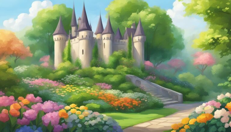 Spring Castle View Computer Background 50+ Castle Garden Background Illustrations (Free Download) - Trails and ...