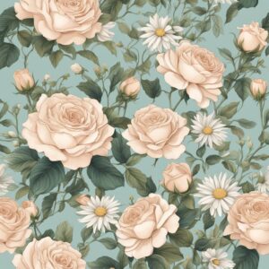 vintage floral pattern background illustration