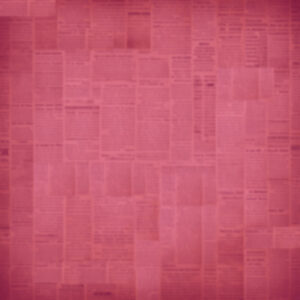 vintage newspaper aesthetic pink background