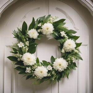 Wedding Wreath Decorations Idea
